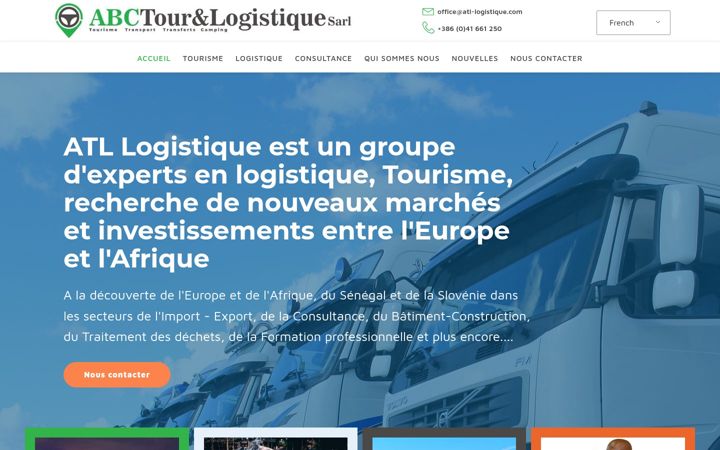 Screenshot of atl-logistique.com