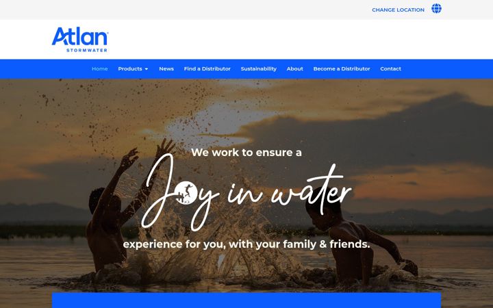 Screenshot of atlanstormwater.com