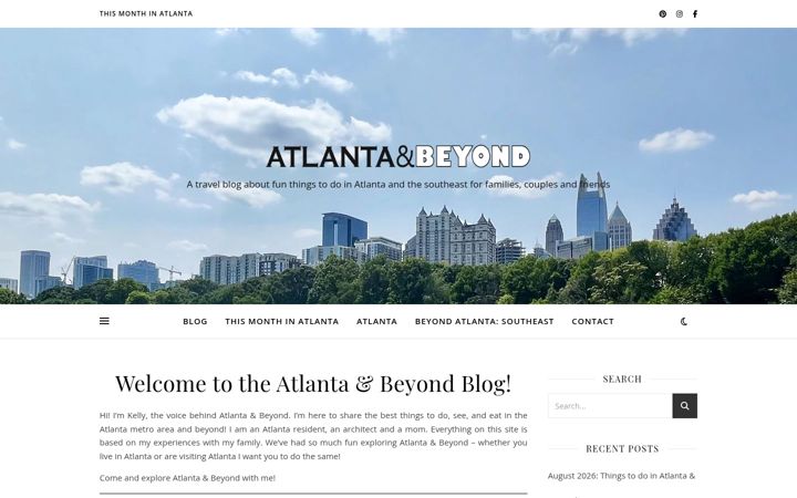 Екранна снимка на atlantaandbeyond.com