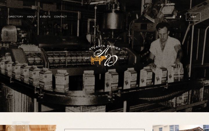 Screenshot of atlantadairies.com