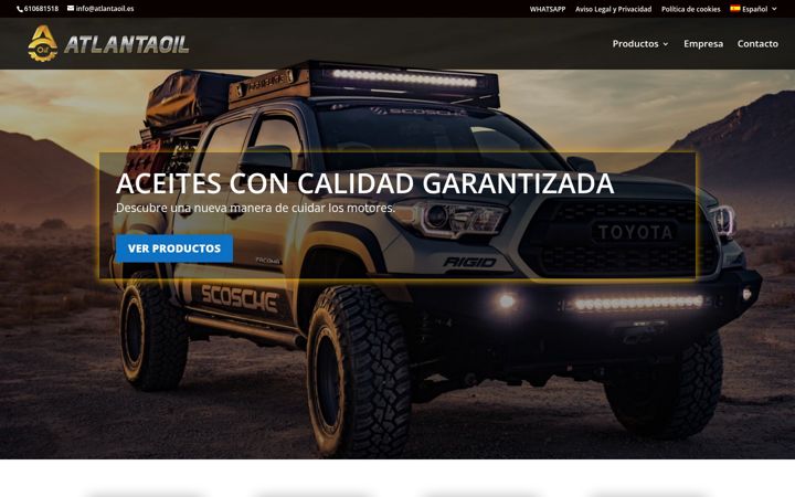 Screenshot of atlantaoil.es