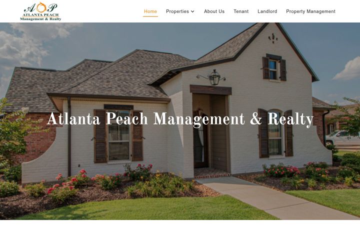 Screenshot of atlantapeachhomes.com