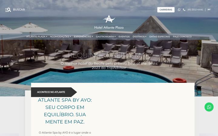 Screenshot of atlanteplaza.com.br