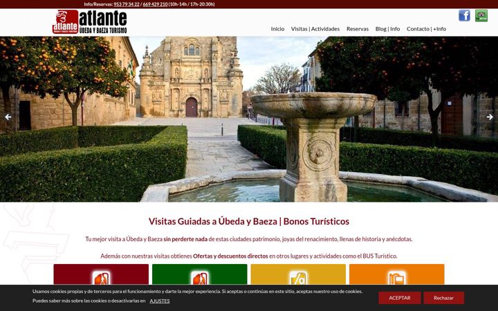 Capture d'écran de atlantevisitasguiadas.es