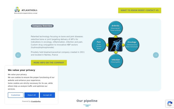 Screenshot of atlanthera.com
