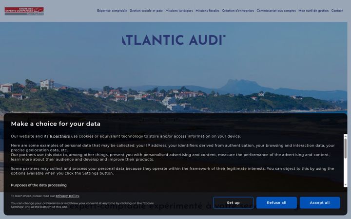 Capture d'écran de atlantic-audit-anglet.fr