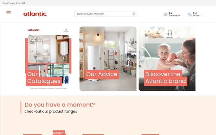 Snimka zaslona za atlantic-comfort.ae