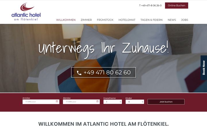Screenshot of atlantic-hotel-amfloetenkiel.de