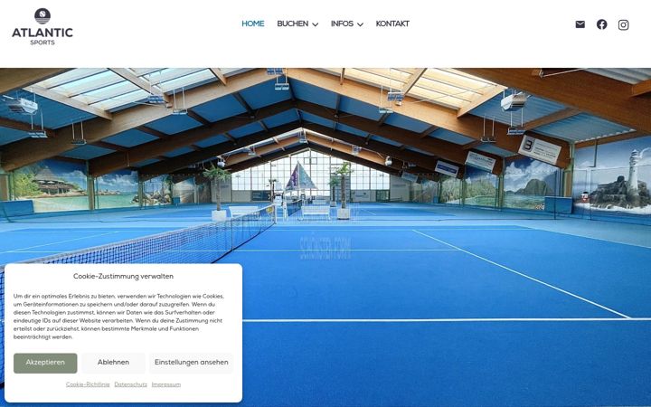 Screenshot of atlantic-sports.at