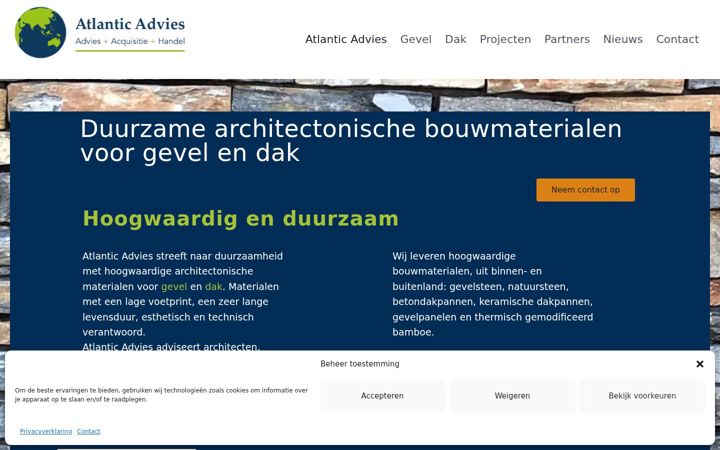 Screenshot of atlanticadvies.nl
