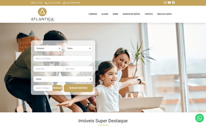 Képernyőkép: atlanticaimoveis.com