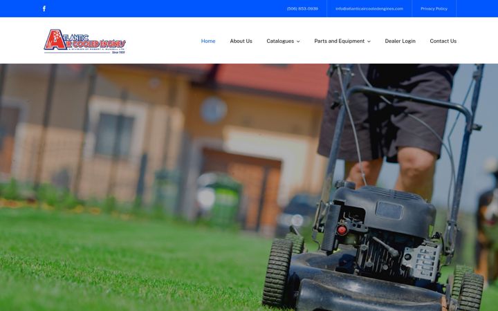 Kuvakaappaus sivustosta atlanticaircooledengines.com