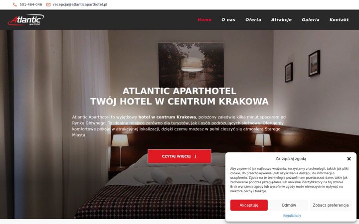Screenshot of atlanticaparthotel.pl