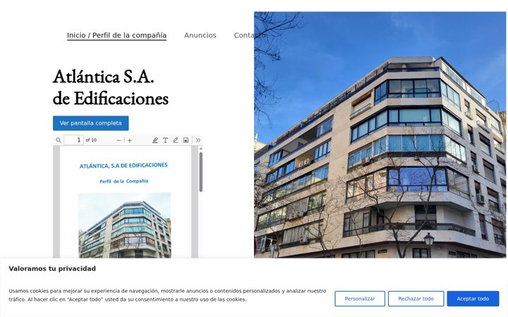 Screenshot of atlanticasa.es