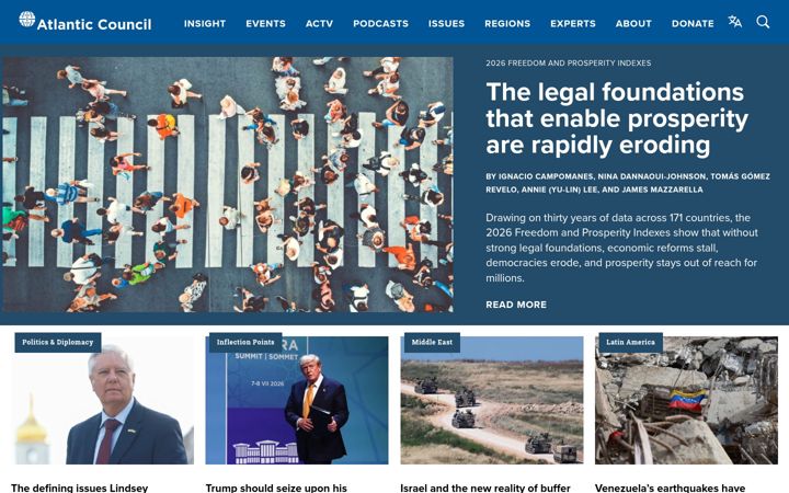 Screenshot von atlanticcouncil.org