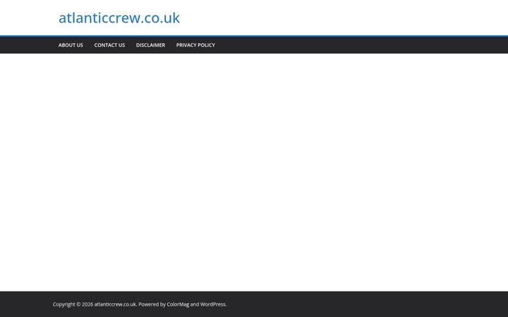 Screenshot of atlanticcrew.co.uk