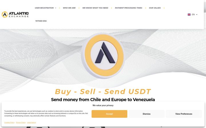 Screenshot of atlanticexchanges.com