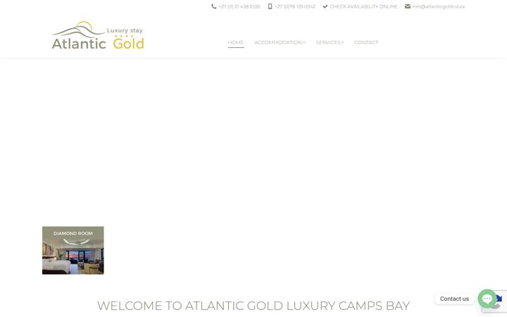 Posnetek zaslona atlanticgold.co.za