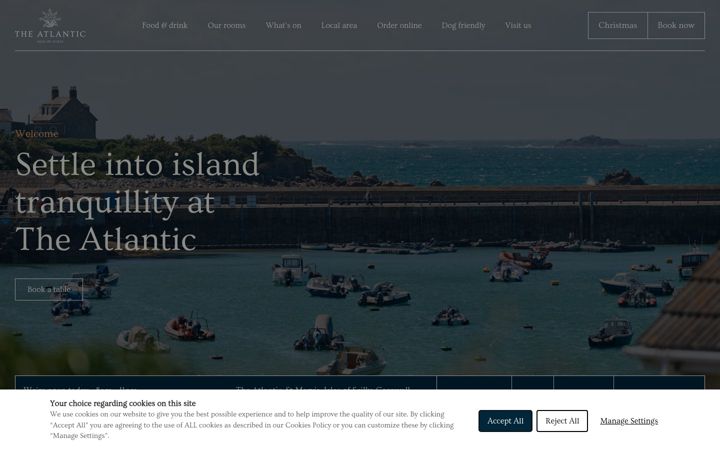 Skjermbilde av atlanticinnscilly.co.uk