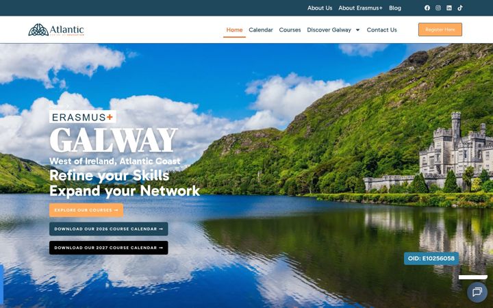 Screenshot of atlanticlanguage.com