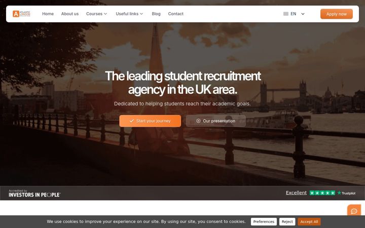 Screenshot of atlanticlondon.co.uk