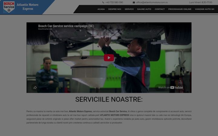 Screenshot of atlanticmotors.com.ro