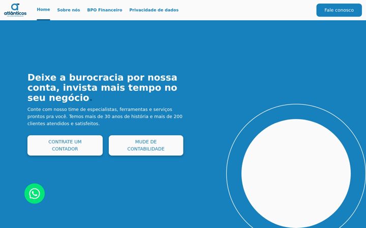 Екранна снимка на atlanticossolucoes.com.br