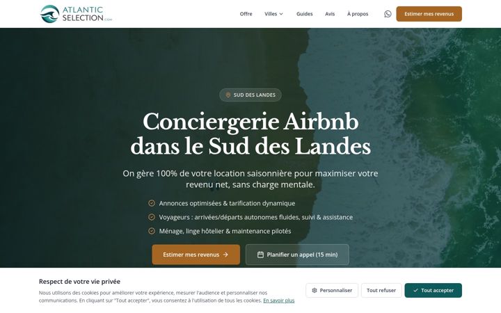 Screenshot of atlanticselection.com