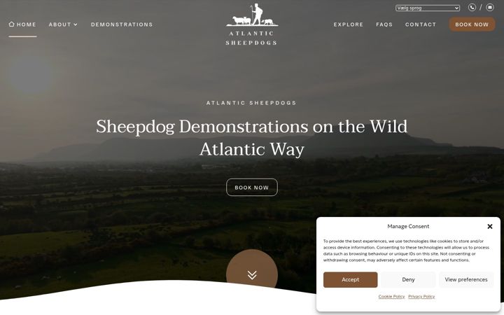 Screenshot of atlanticsheepdogs.ie