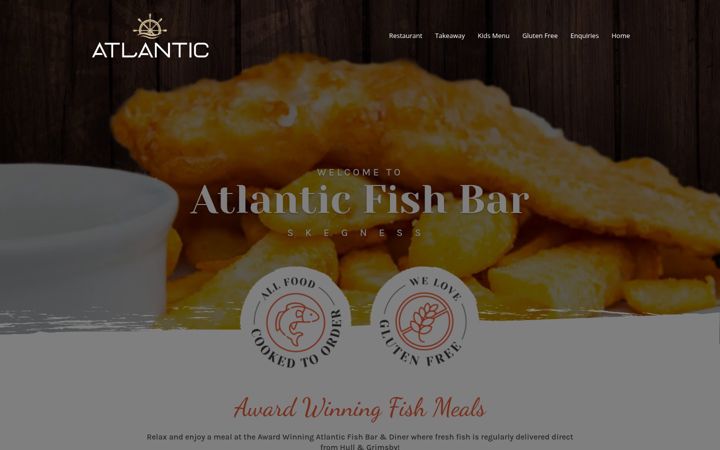 Screenshot του atlanticskegness.co.uk