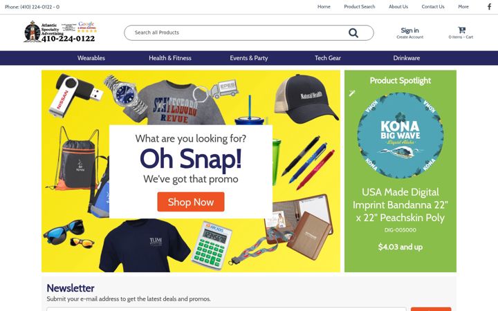 Screenshot ta' atlanticspecialty.com