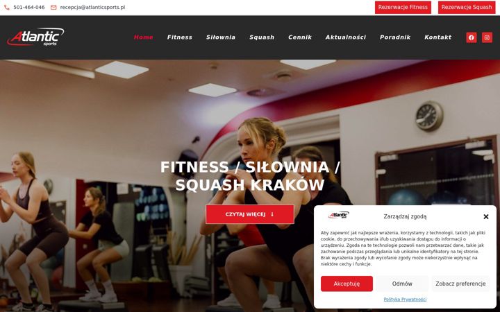 Screenshot of atlanticsports.pl