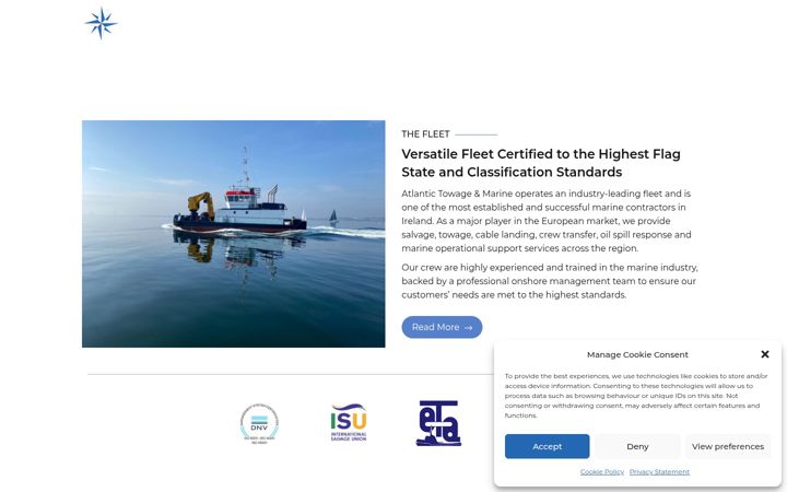 Екранна снимка на atlantictowage.com