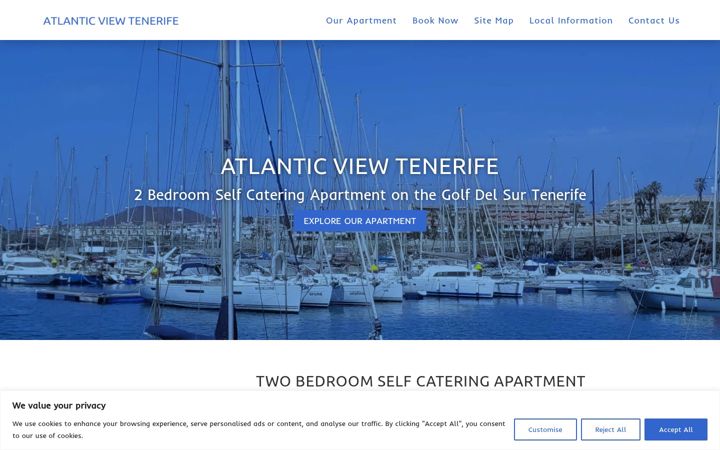 Екранна снимка на atlanticview-tenerife.com
