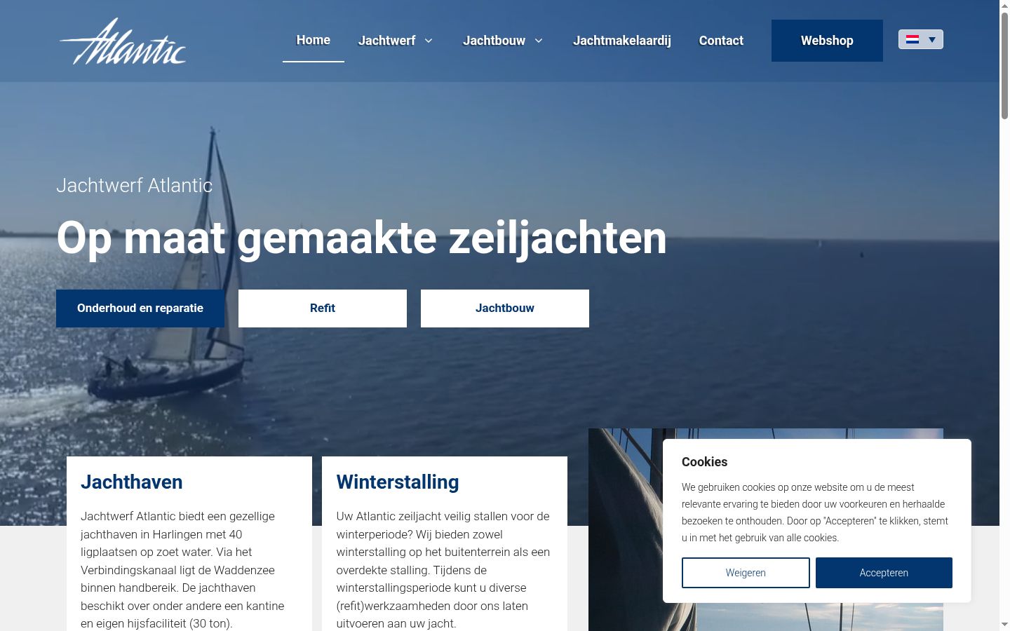 Screenshot des Einwilligungsbanners vor jeglicher Interaktion