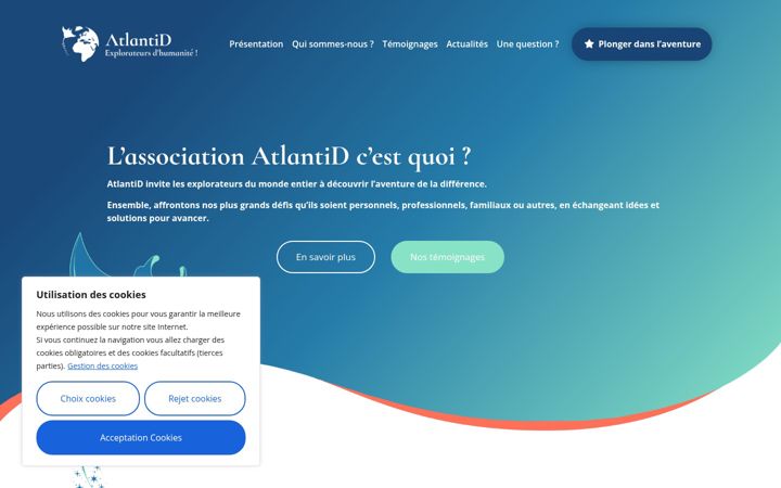 Snimka zaslona za atlantid.org