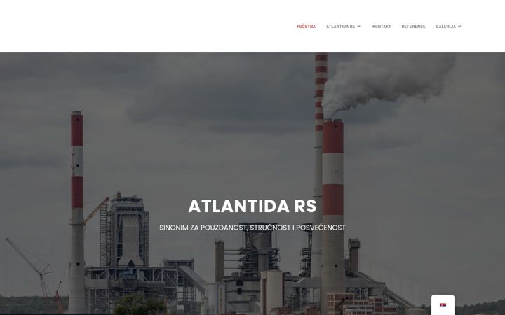 Screenshot of atlantida.co.rs