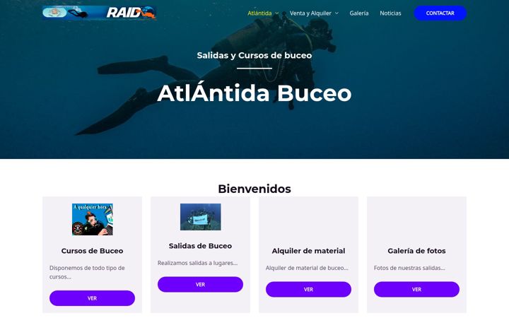 Snímek obrazovky atlantidabuceo.com