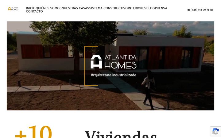 Screenshot of atlantidahomes.com