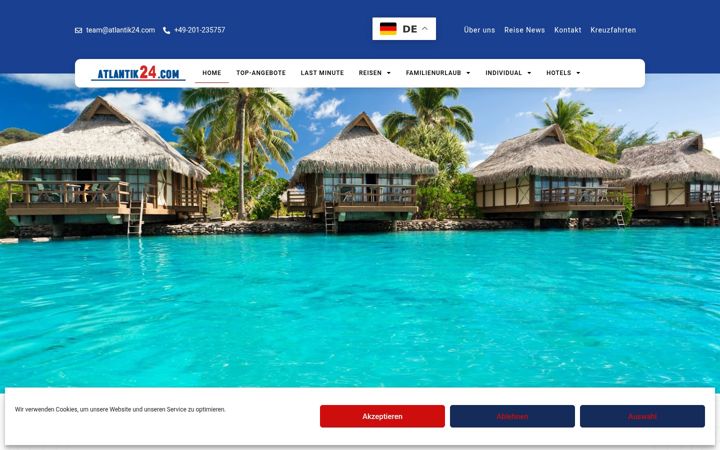 Screenshot of atlantik24.com