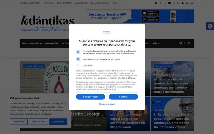 Screenshot of atlantikas.com