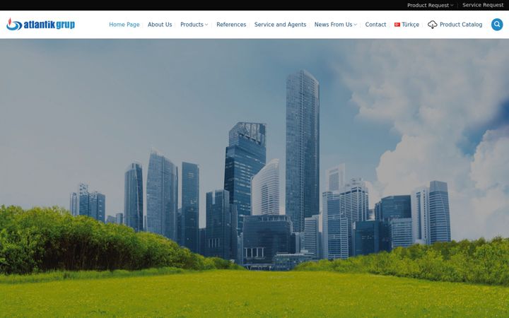 Screenshot of atlantikgrup.com