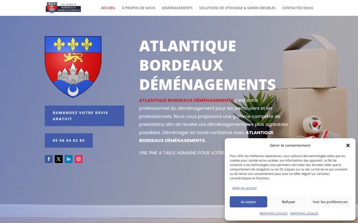 Captura de ecrã de atlantique-bordeaux-demenagements.com
