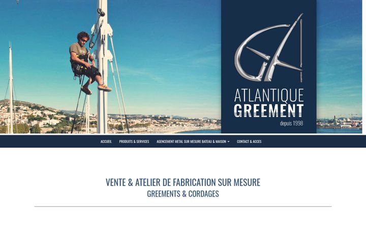 Screenshot of atlantique-greement.com