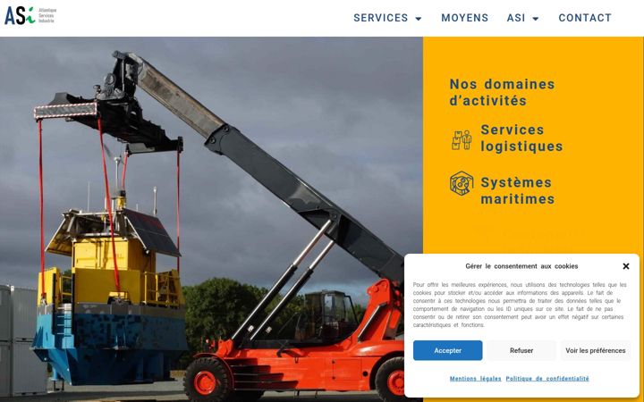 Zrzut ekranu atlantiqueservicesindustrie.com