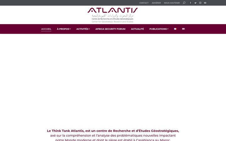 Screenshot of atlantis-center.org