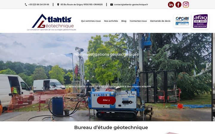 Screenshot of atlantis-geotechnique.fr