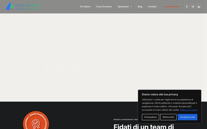 Screenshot of atlantis-immobiliare.com