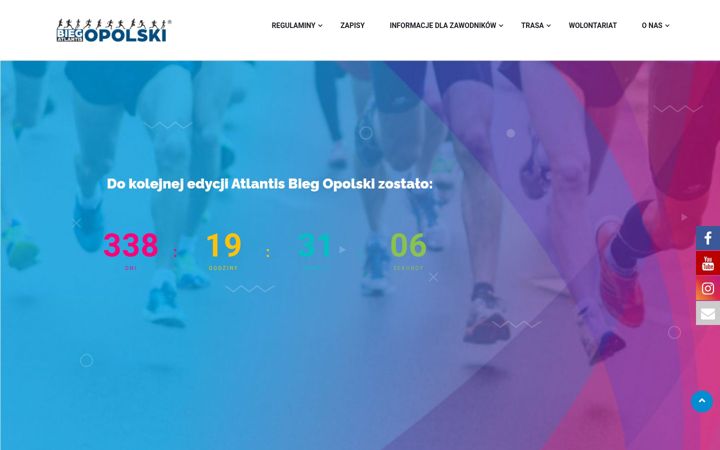 Screenshot of atlantisbiegopolski.pl