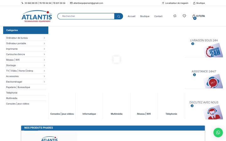 Screenshot di atlantisequipement.sn